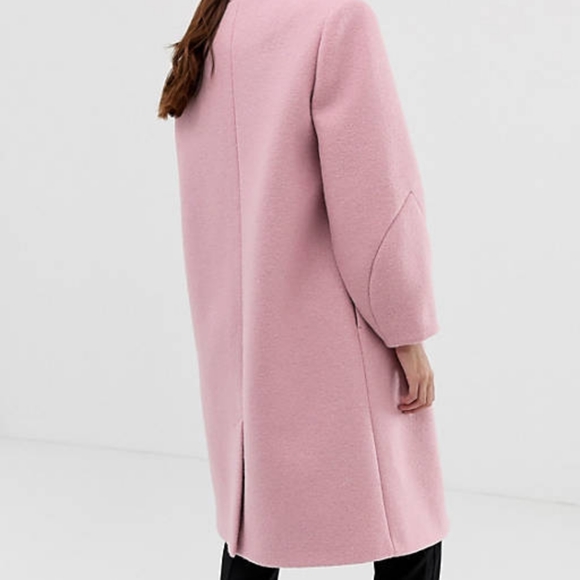 *SOLD* Ted Baker Bllair Sculpted Sleeve Wool Coat - Picture 4 of 6